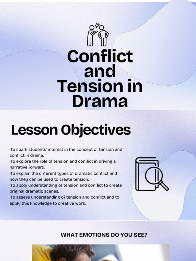 Conflict and Tension in Drama | PDF | Plot (Narrative) | Psychology