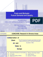 Fuels and Biofuels: Future Demand and Quality