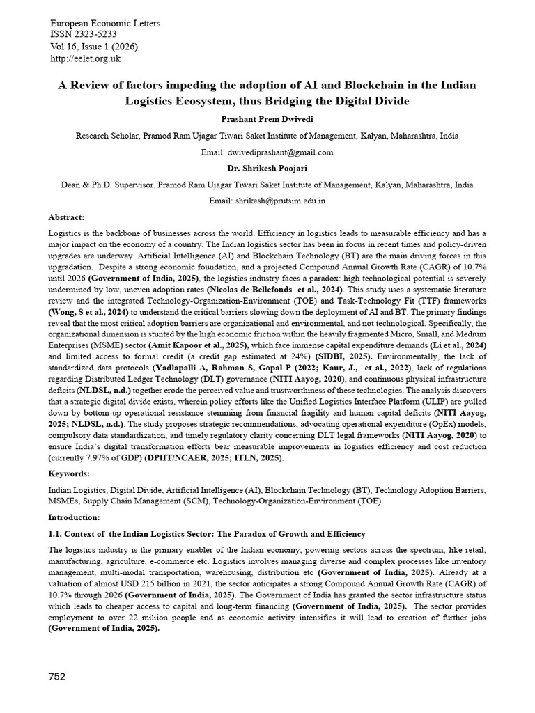 Bridging The Digital Divide Publlshed Paper Jan 2026 | PDF | Artificial ...