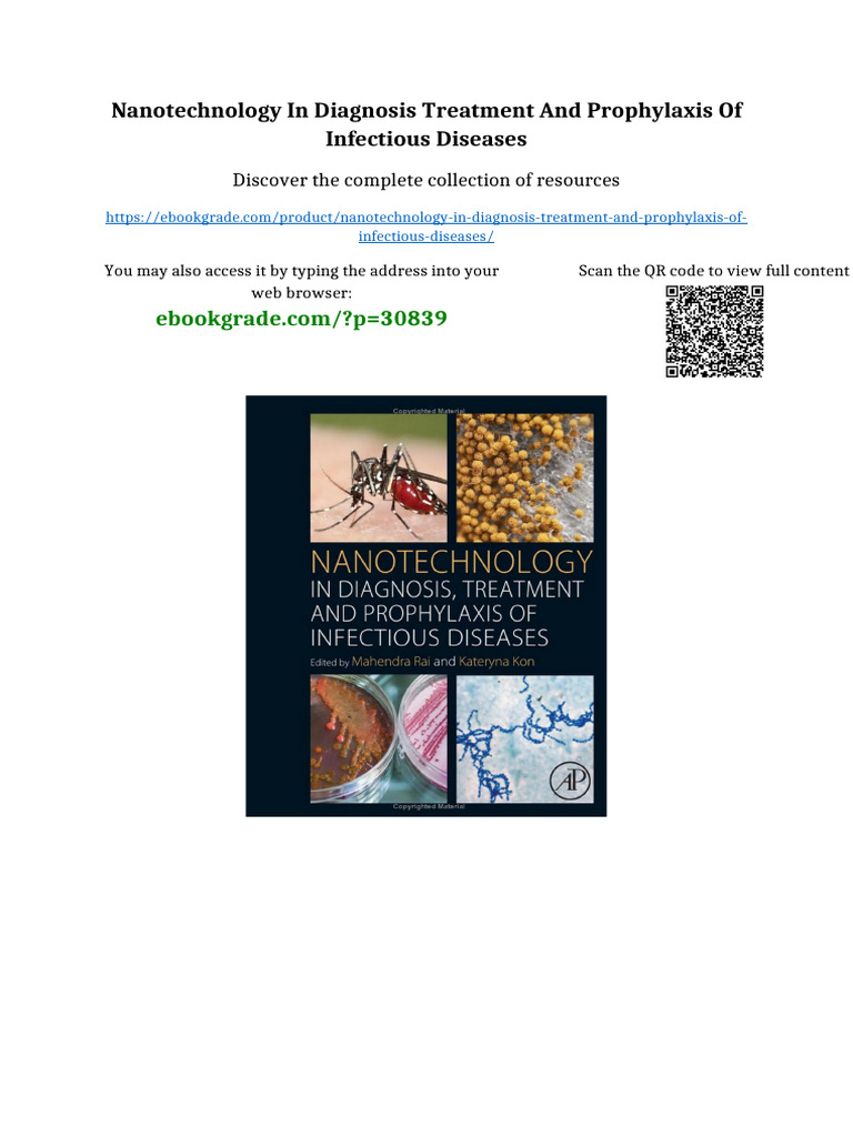 Nanotechnology in Diagnosis Treatment and Prophylaxis of Infectious ...