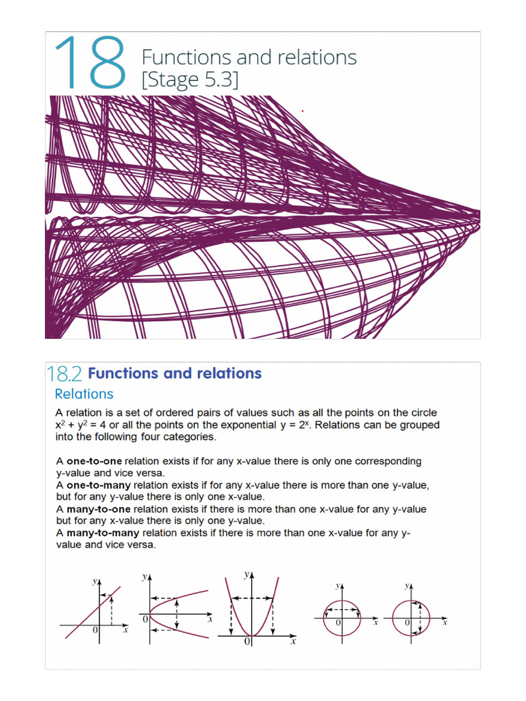 01 Functions and Relations | PDF