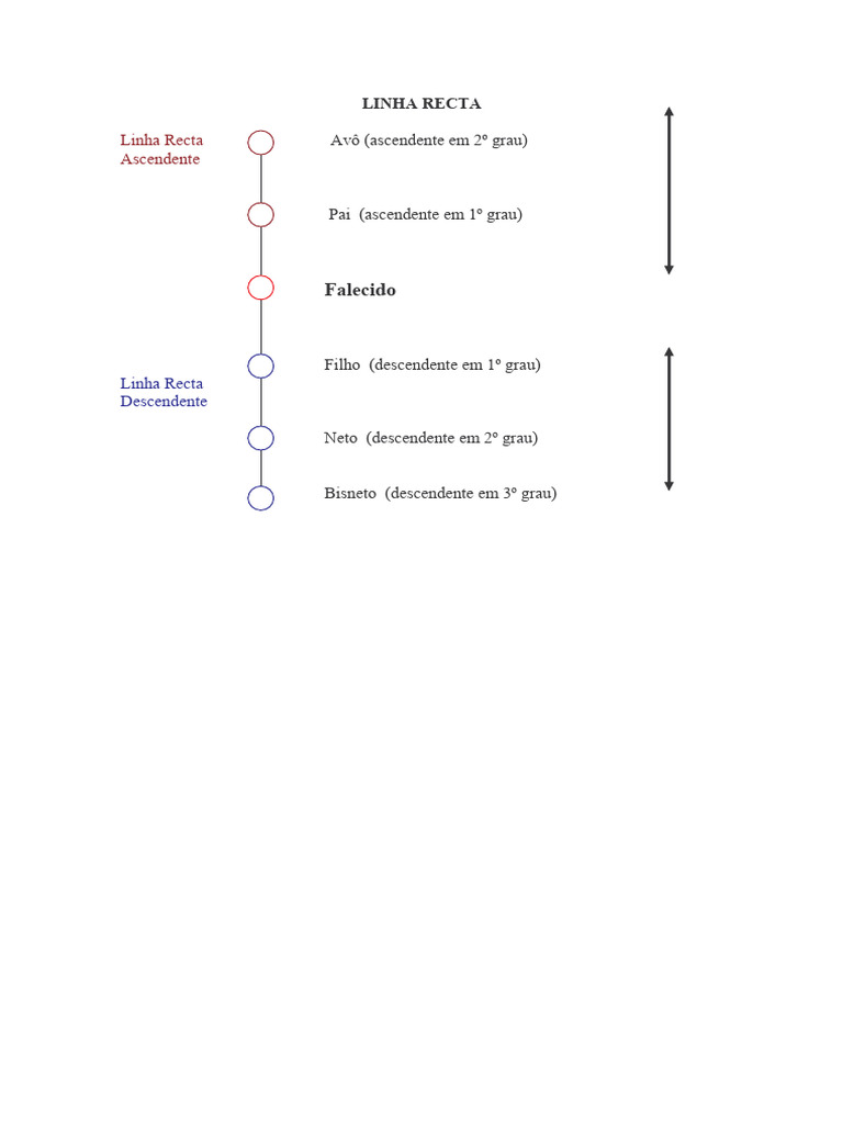 Linha Recta e Colateral | PDF