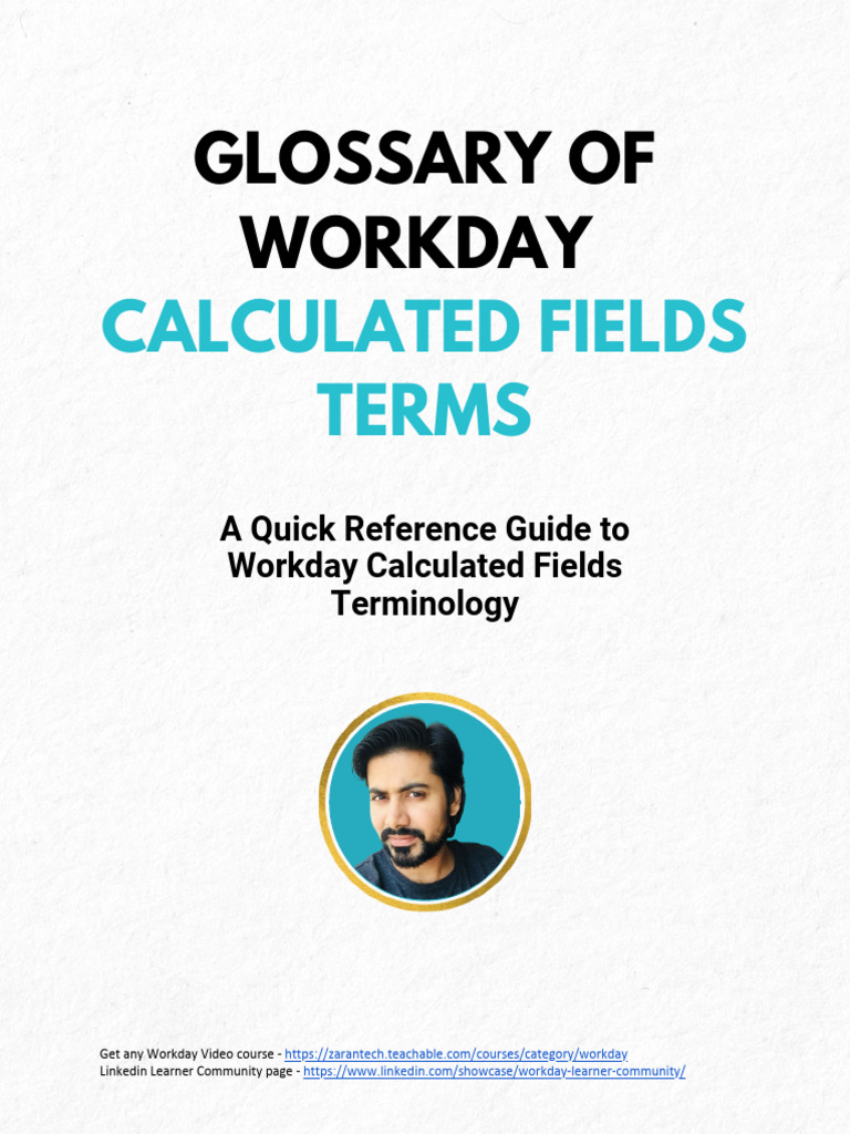 Glossary of Workday Calculated Fields Terms | PDF | Trigonometric ...