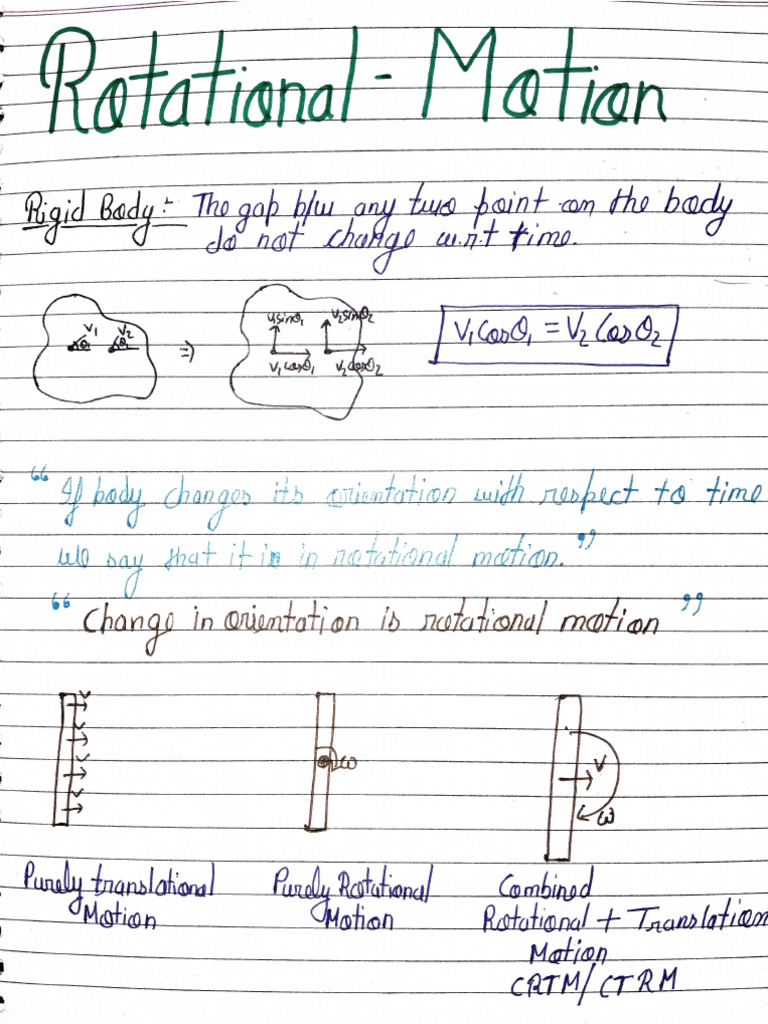 Rotational Motion | PDF