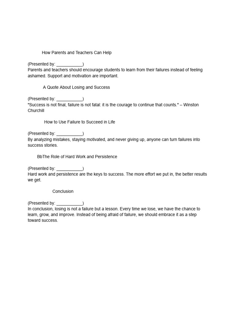 Losing Often Is A Lesson-2 | PDF