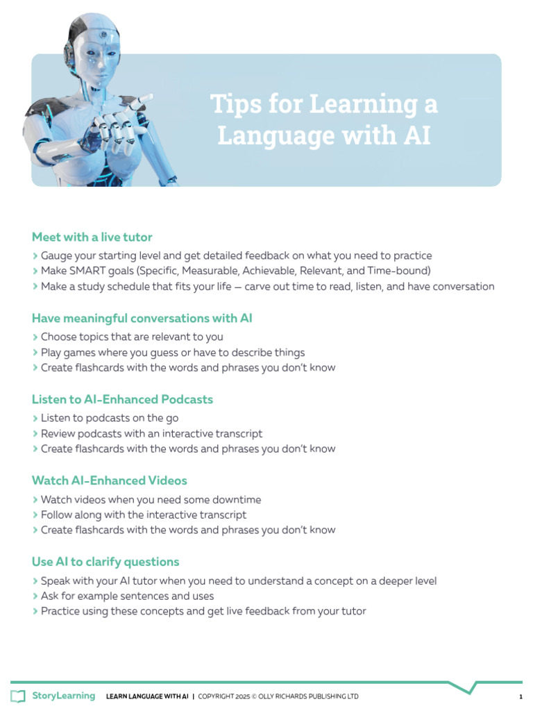 Learn Language With AI 1 2 | PDF | Artificial Intelligence ...