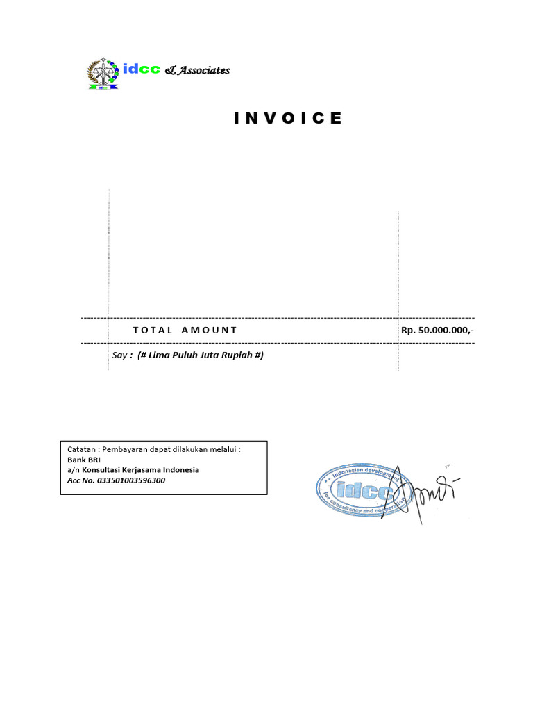 Invoice Fee Ke-1 Februari 2026 Pak Chandra WD 40 | PDF