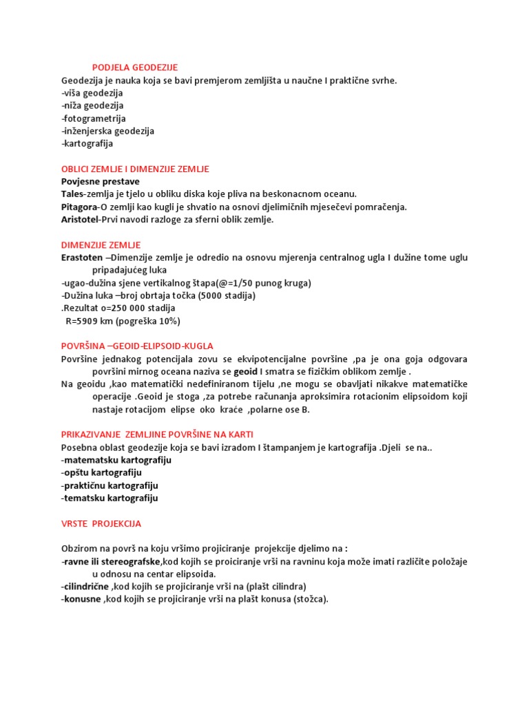 Geodezija | PDF