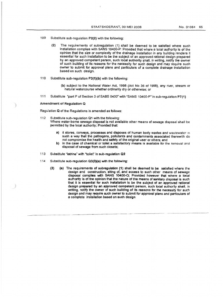 Sans 10400 - Part A0 Preambles 2 | PDF