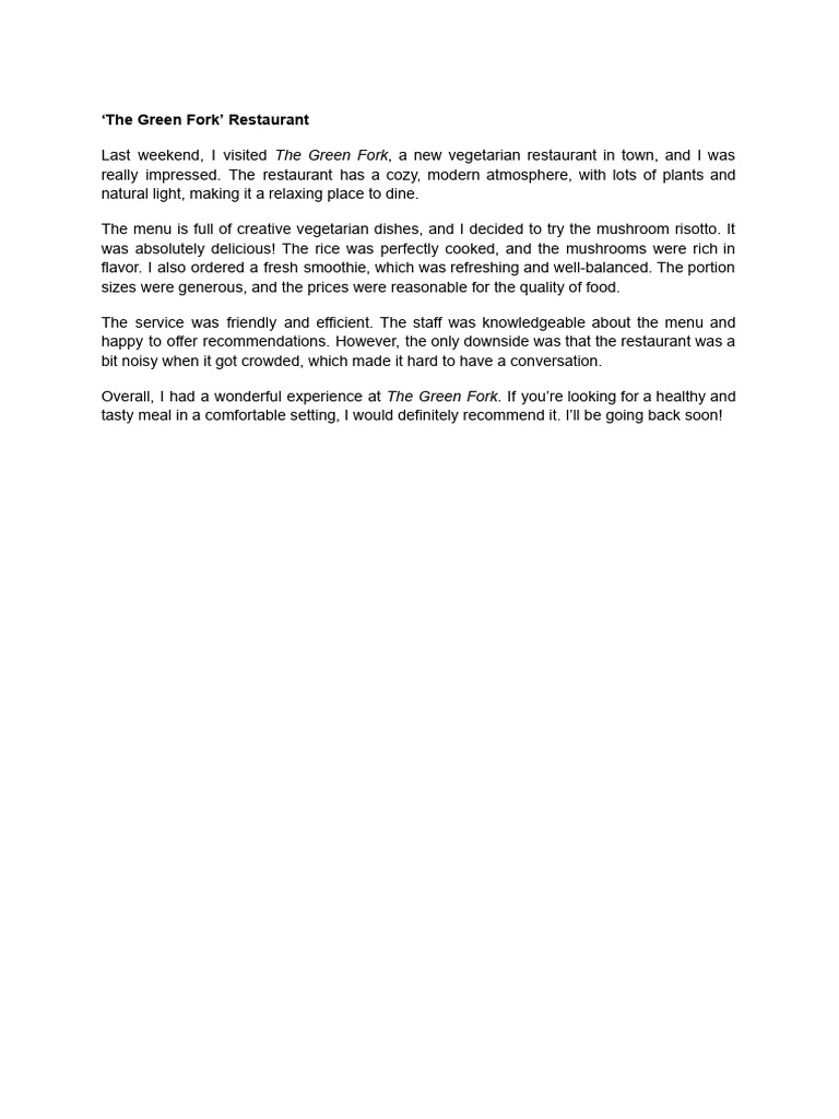 Review Example | PDF