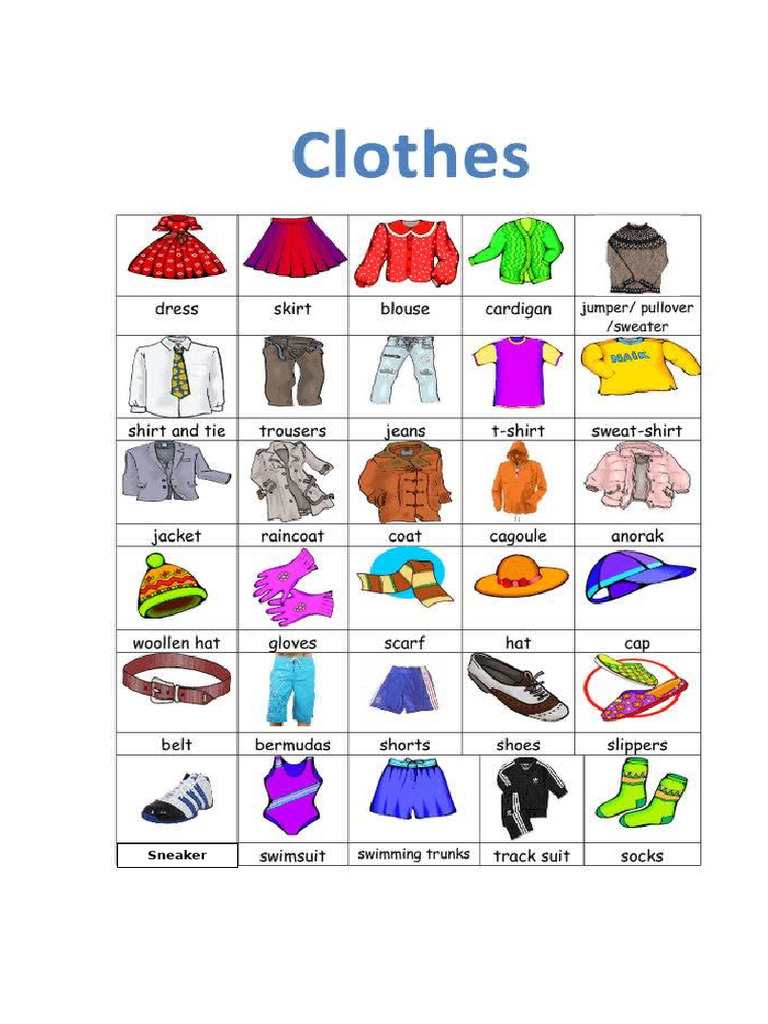 Clothes | PDF