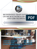 Modernised Train Safety Based On Microcontroller Using Gps and GSM Technologies
