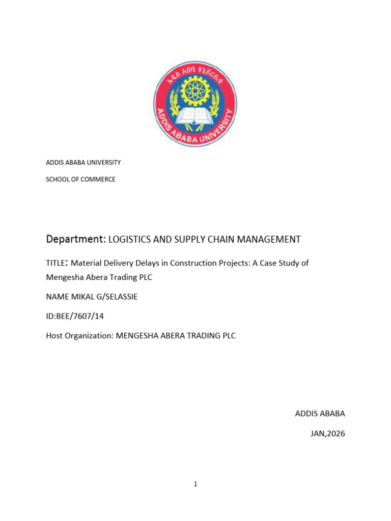 Case Study | PDF | Supply Chain | Logistics