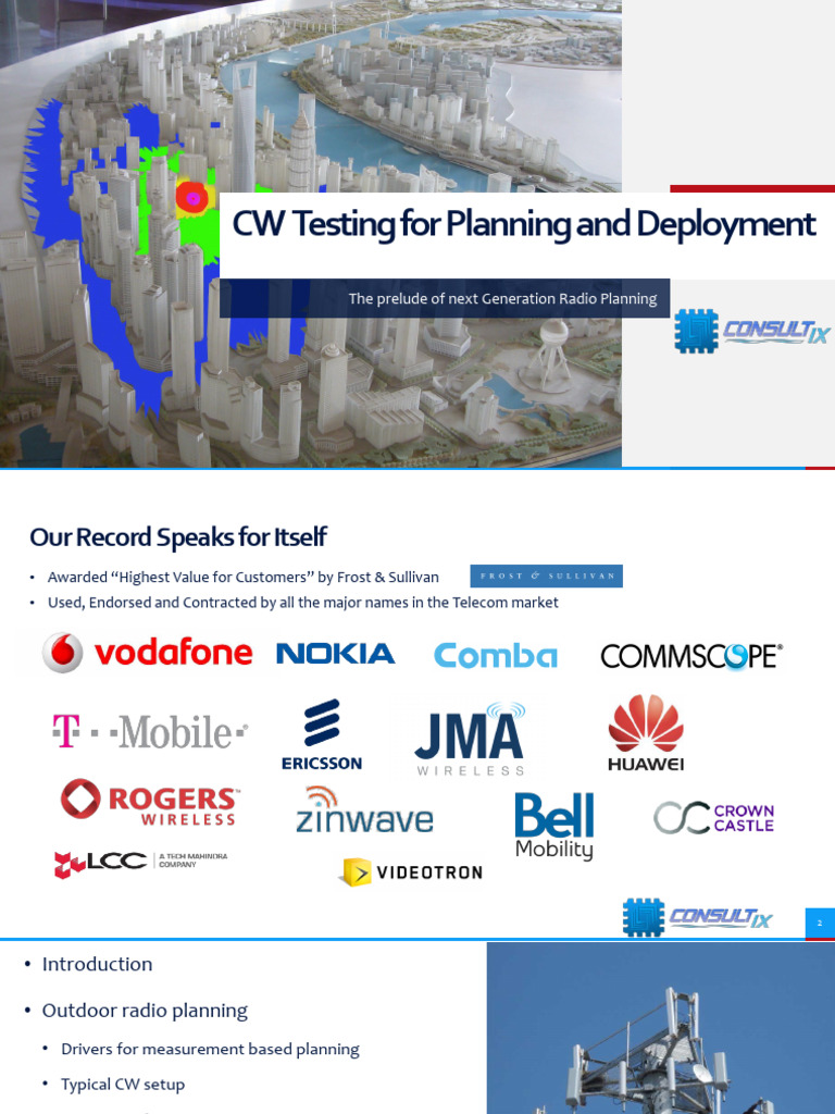 CW Testing For Planning and Deployment | PDF | Radio | Electromagnetic ...