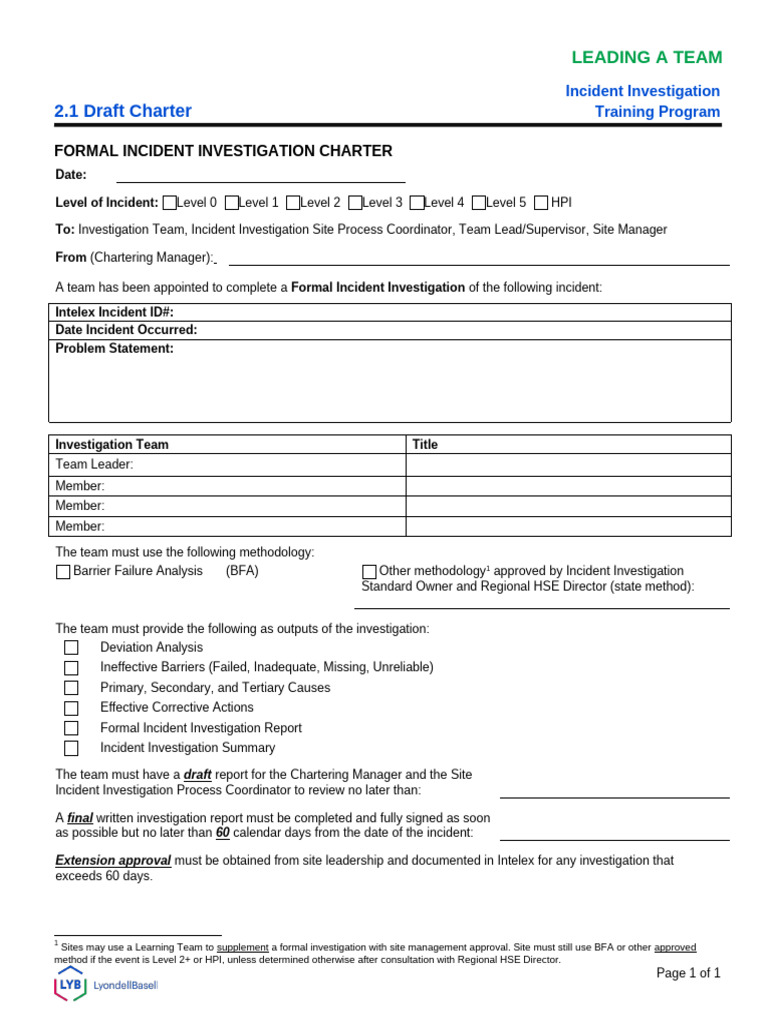 2.1 Draft Charter | PDF