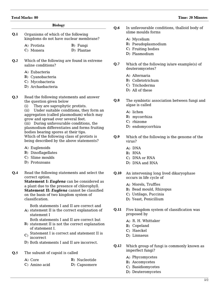 Biological Classification Practice Sheet 2-782961-2025!07!05 20-25-03 ...