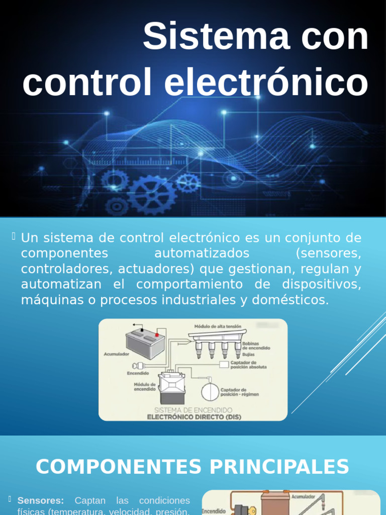 Sistema Con Control Electrónico | PDF