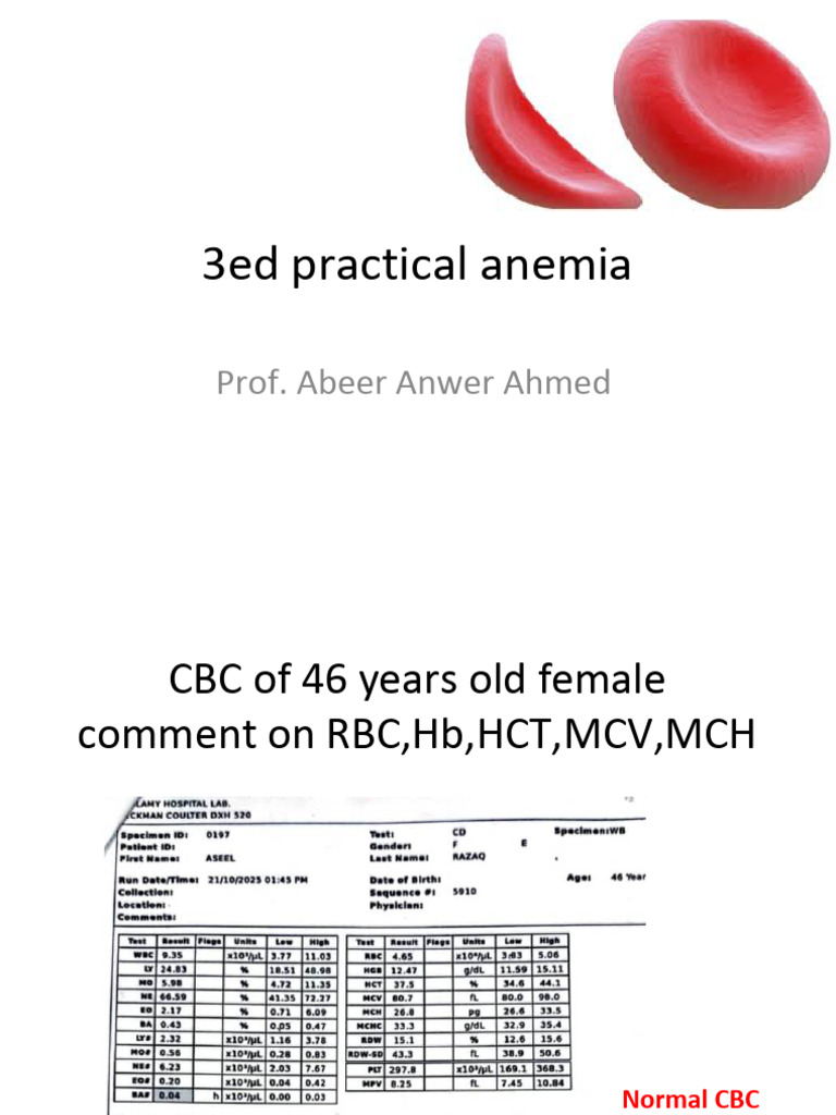 3ed Practical Anemia | PDF