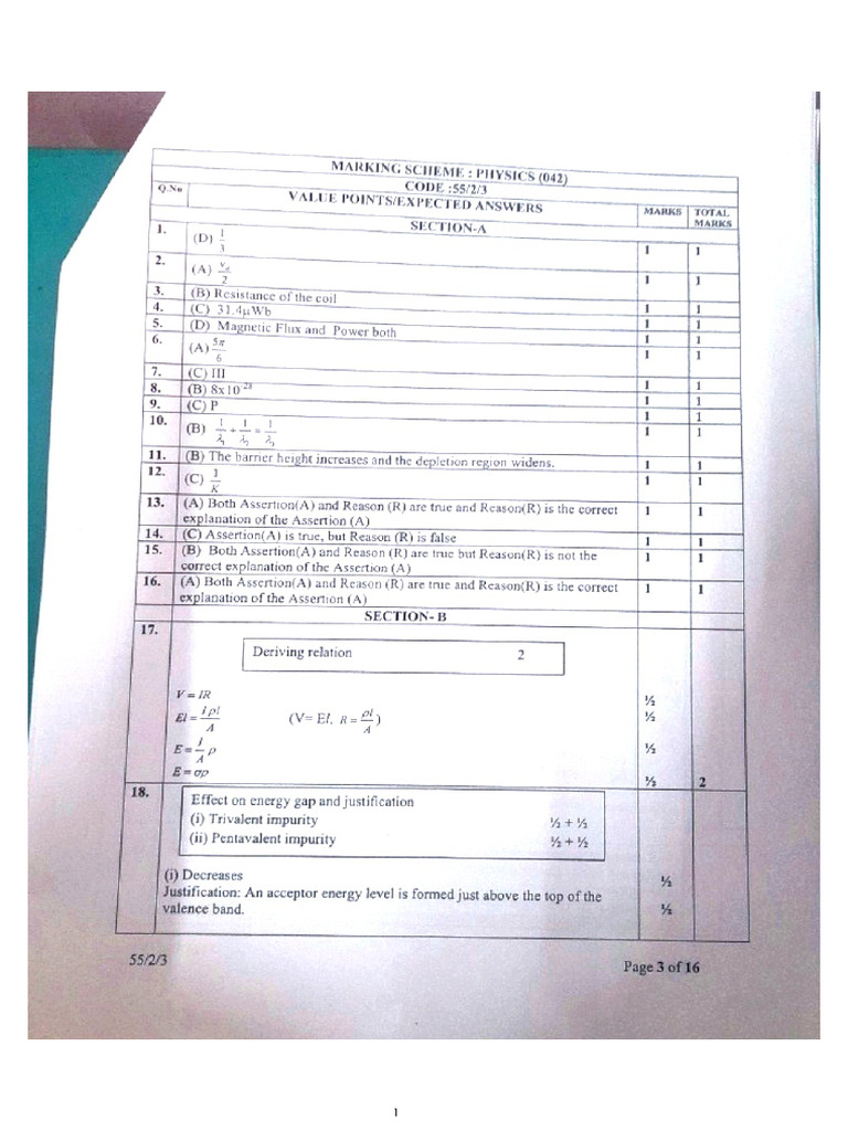 Set 3 Physics | PDF