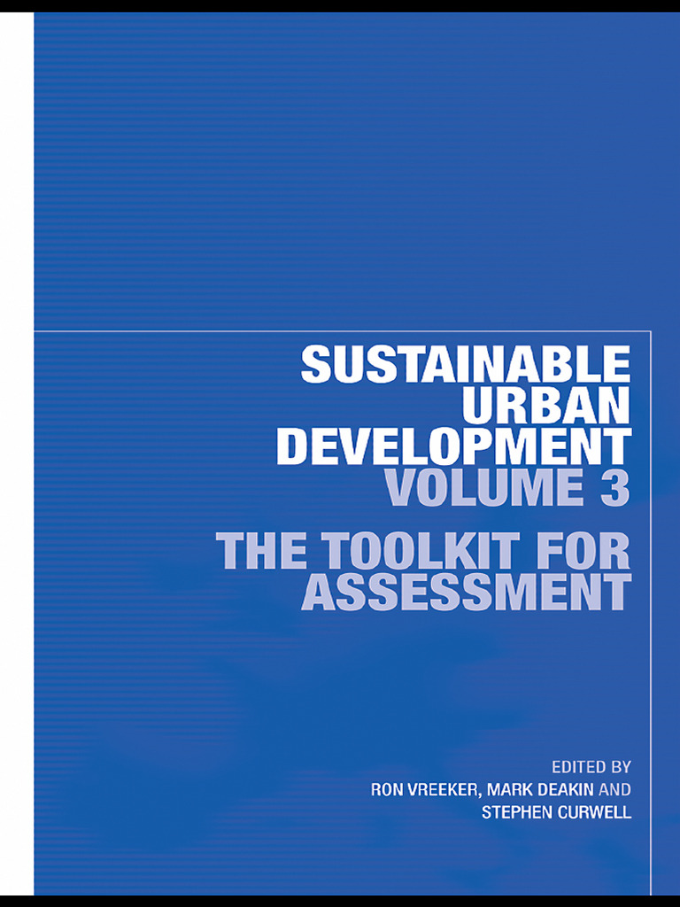 (Sustainable Urban Development, V. 3) S. R | PDF | Sustainability ...
