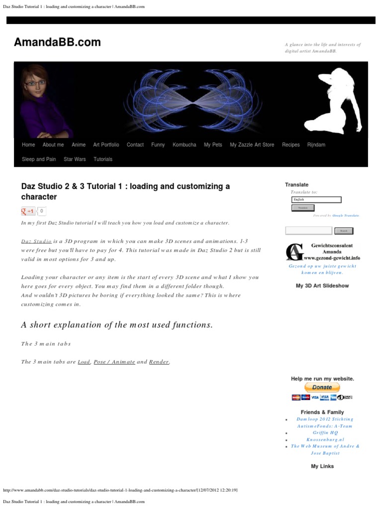 Daz Studio Character Customization Guide | PDF | Computer File | Computing