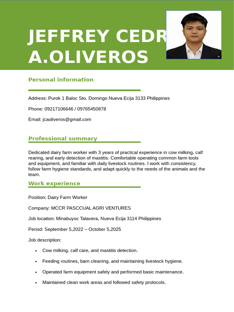 CCR CV For Applicant | PDF