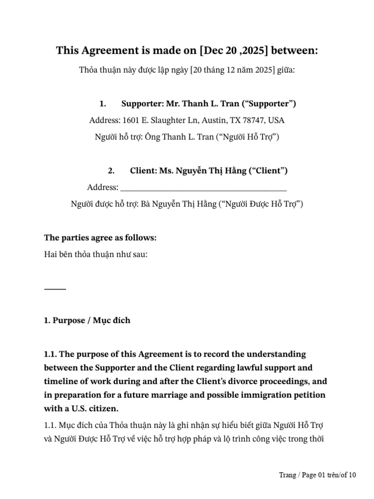 This Agreement Is Made On (Date) Between 2 | PDF