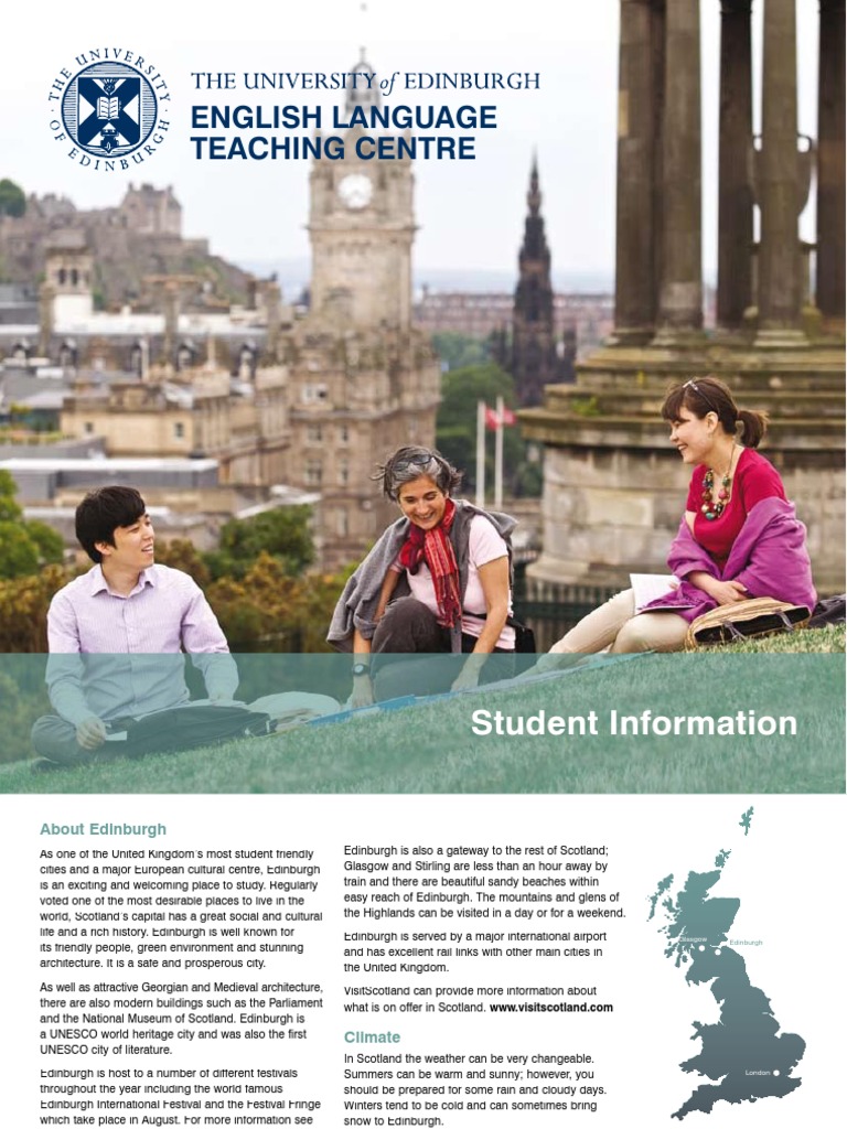 Edinburgh English Language Centre Overview | PDF | English As A Second ...