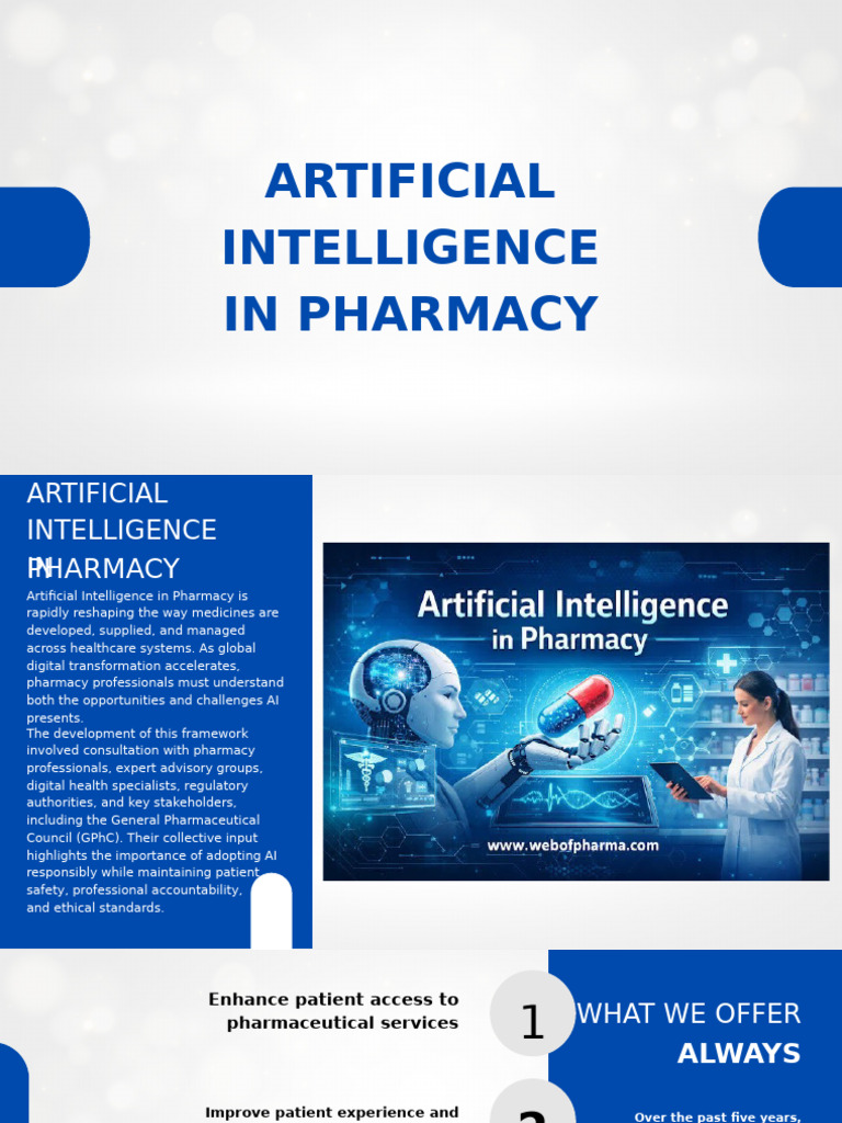 Artificial Intelligence in Pharmacy | PDF | Artificial Intelligence ...