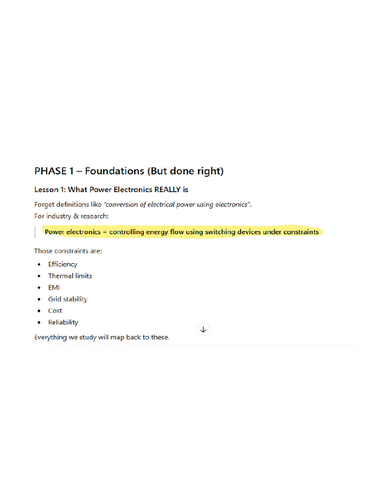 Power Electronics 1 | PDF