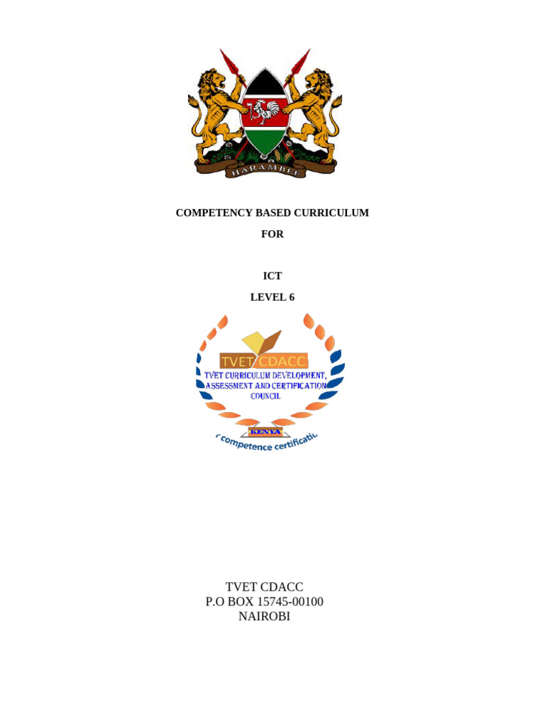 Curriculum Ict Technician Level 6 | PDF | Entrepreneurship | Vocational ...