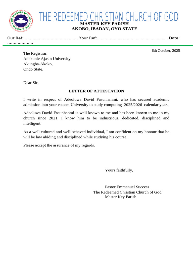 Attestation | PDF