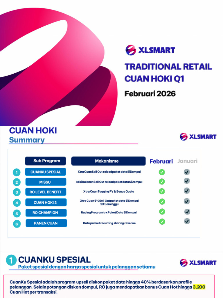 TRAD Retail Program Q1 CUAN HOKI Februari 2026 | PDF