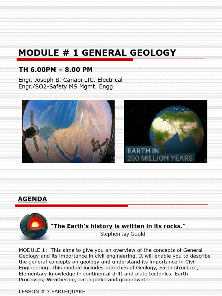 Module #1-3 | PDF | Earthquakes | Fault (Geology)