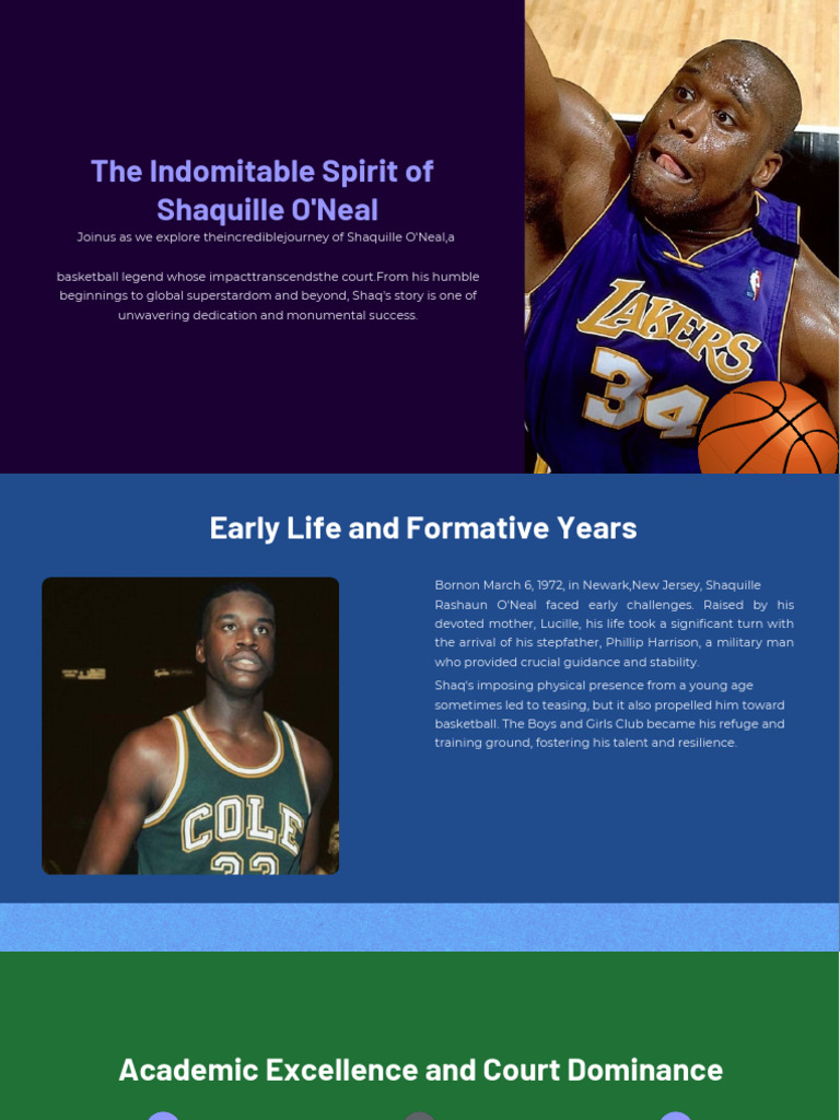 The Indomitable Spirit of Shaquille ONeal PDF | PDF | Los Angeles ...