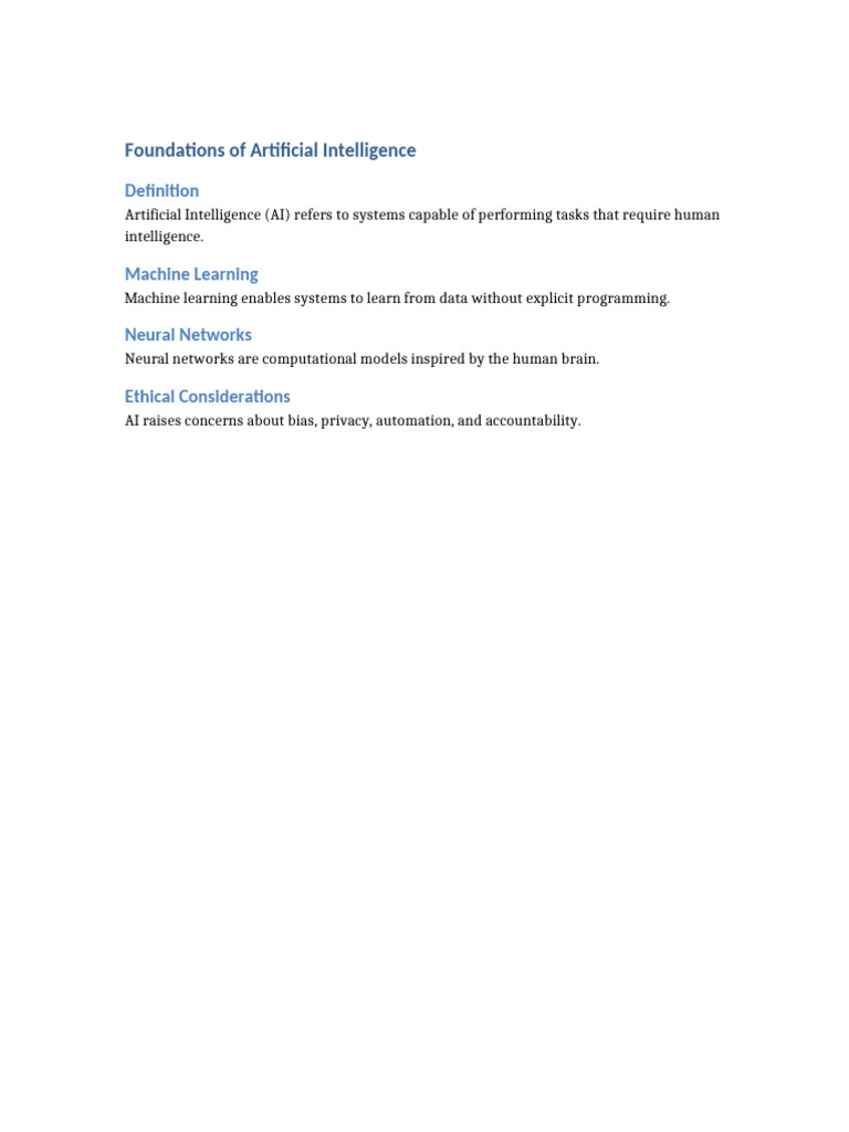 Study Document 5 Artificial Intelligence | PDF