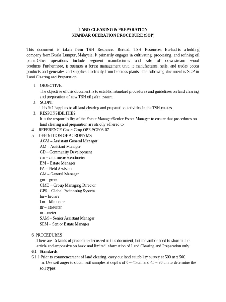 Unit 2 LAND CLEARING With The Keys | PDF | Riparian Zone | Deforestation