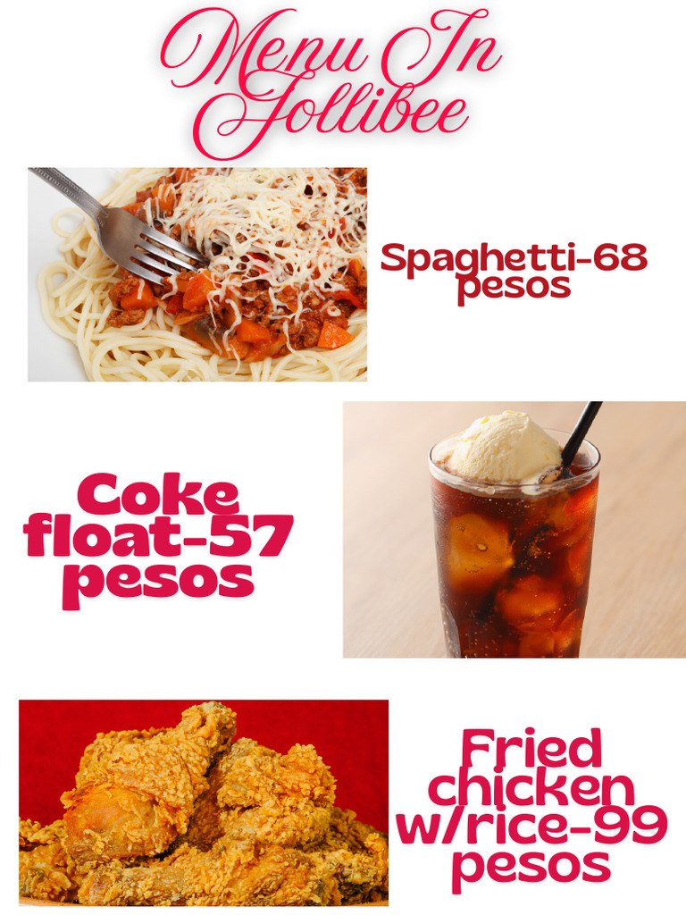 Menu in Jollibee - 20251023 - 185928 - 0000 | PDF