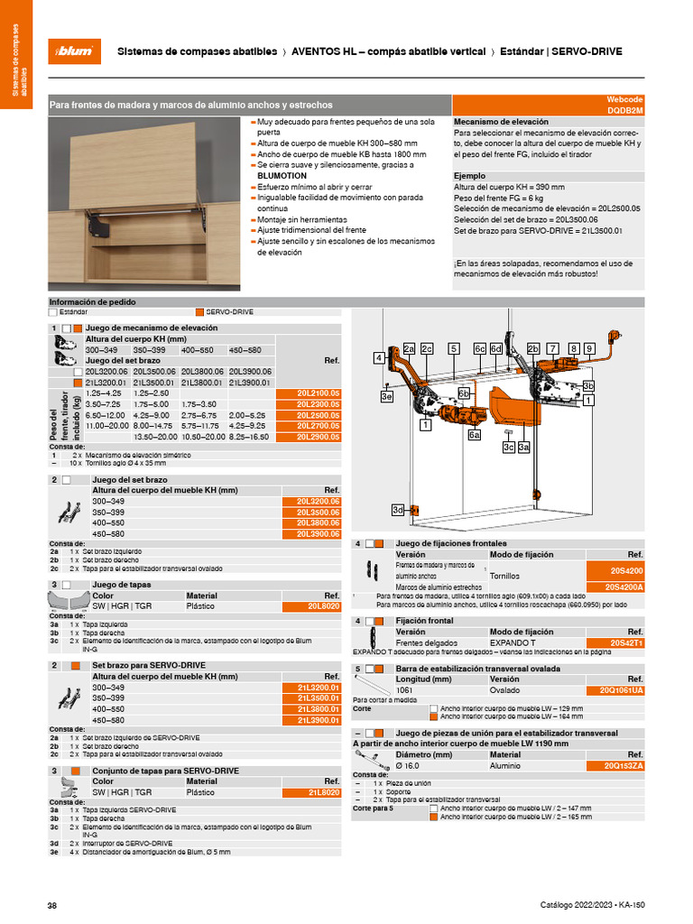 Tabla Brazos Servo HL | PDF | Tornillo