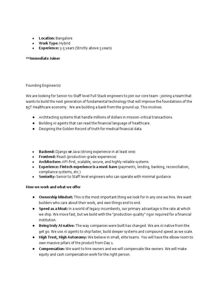 Fullstack JD Optiflux | PDF