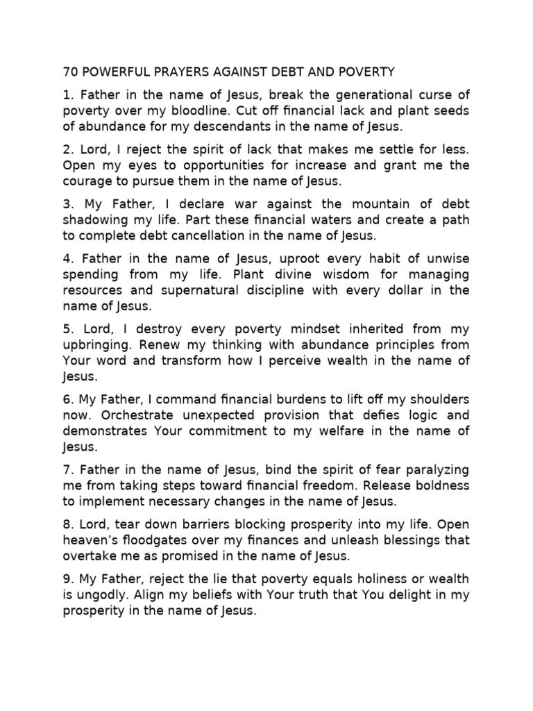 Prayers | PDF | Prayer | Holy Spirit