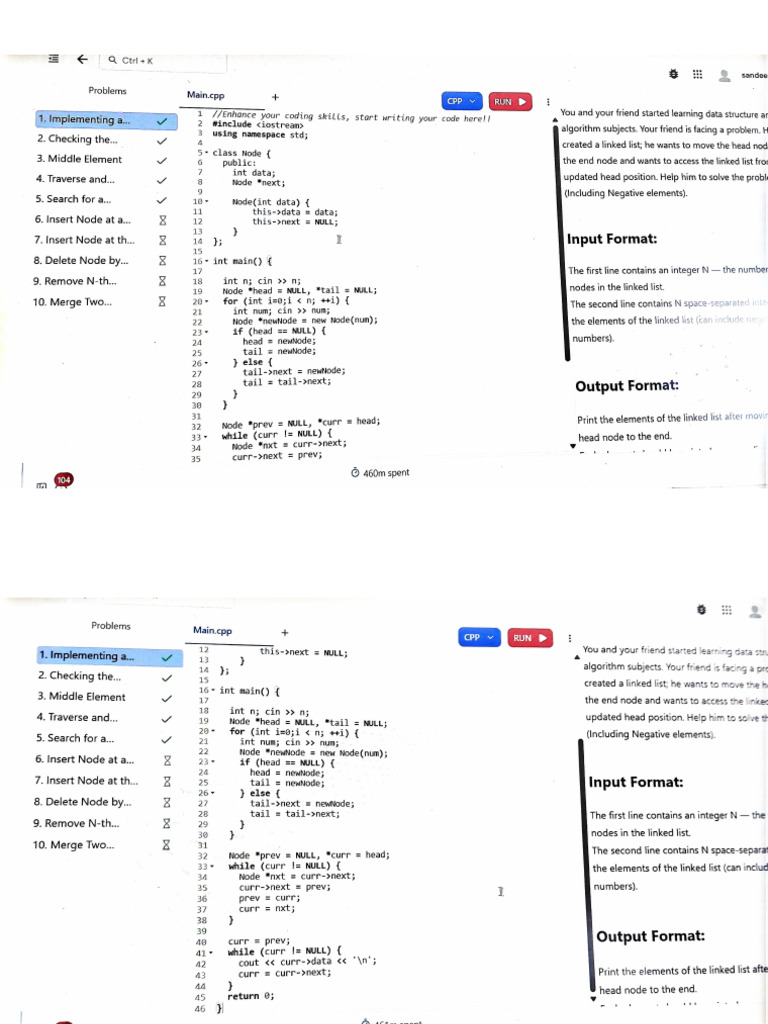Linked List .. Lab Till 5 | PDF