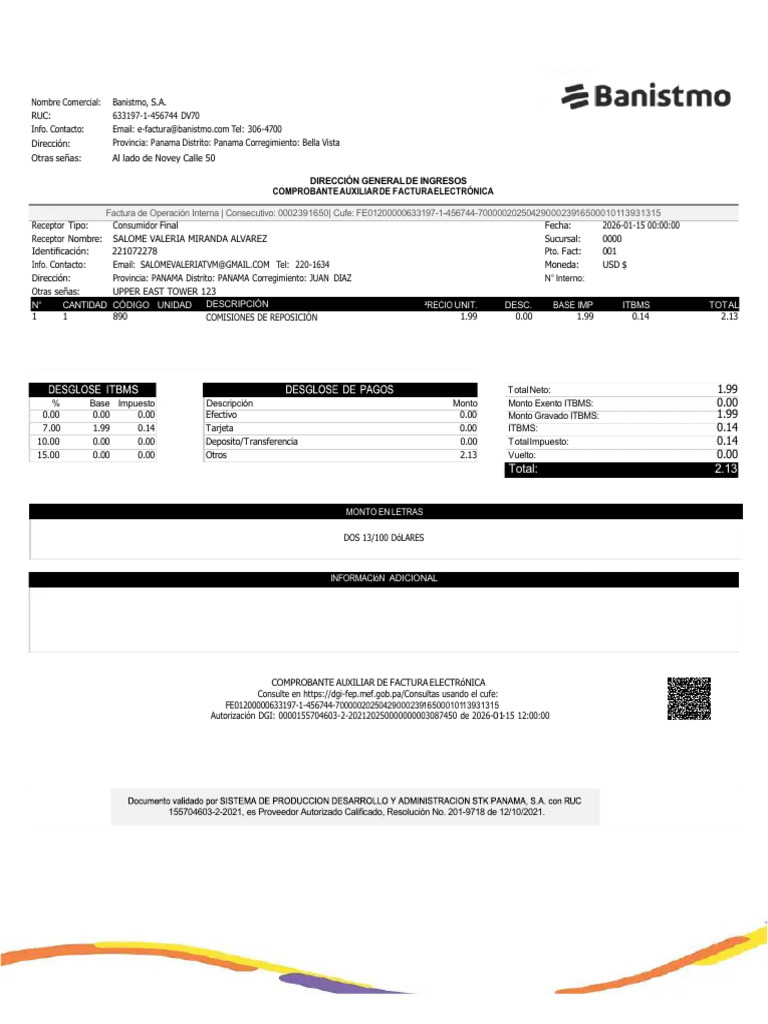 S. Banistmo | PDF | Pagos | Tecnología bancaria