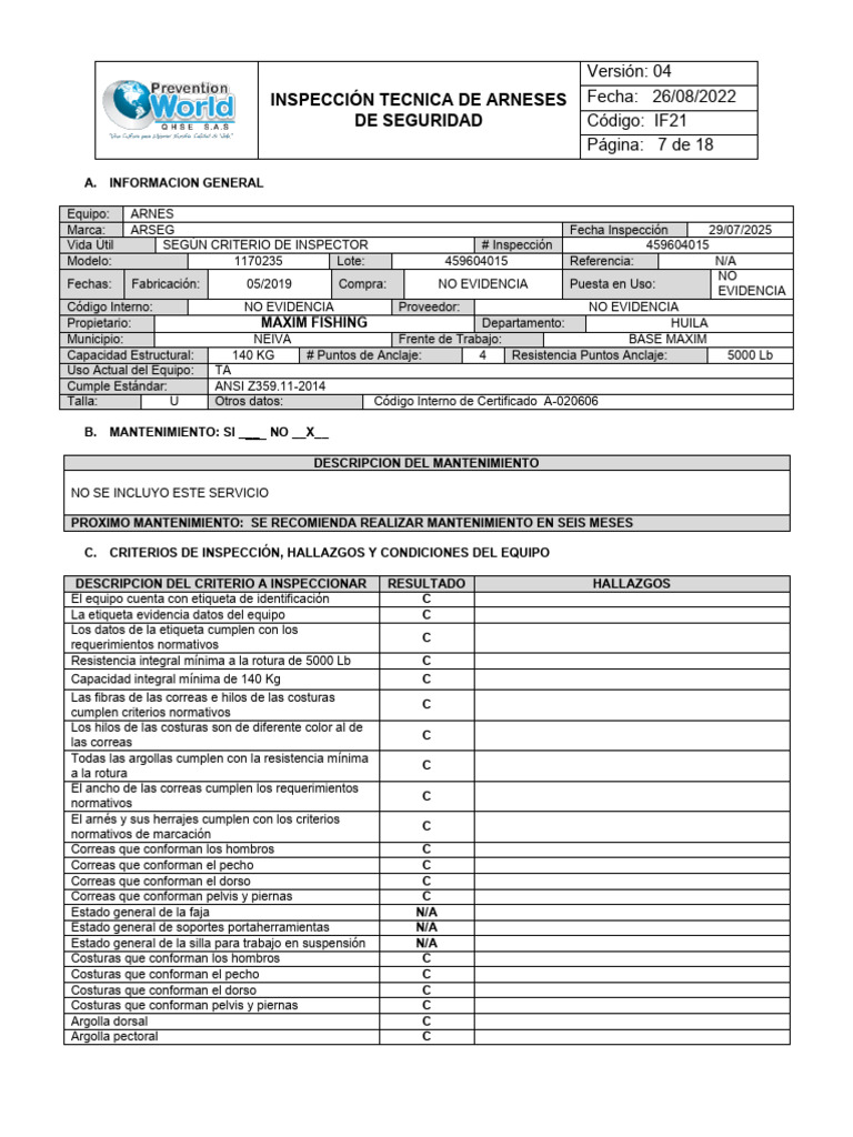 Arnes Arseg 459604015 PW A-020606 | PDF