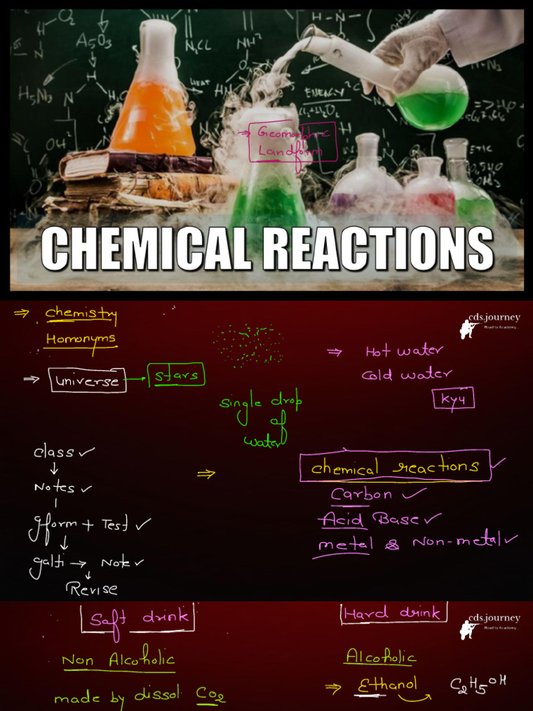 Chemistry - Chemical Reactions | PDF | Chemical Reactions | Oxide