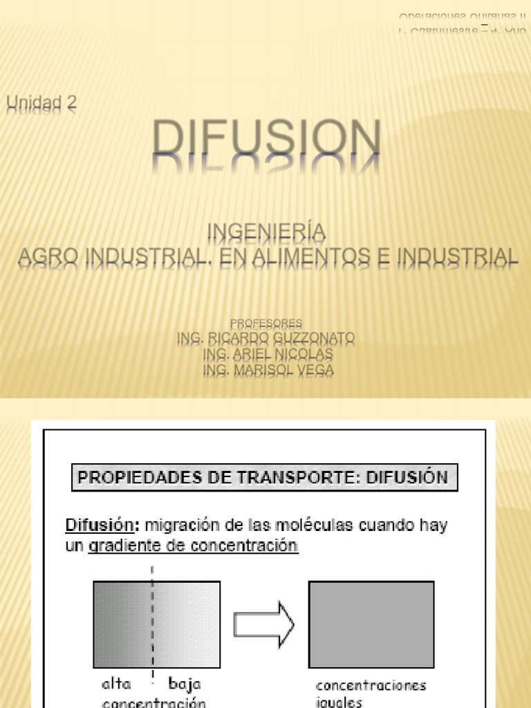 2 Difusion PDF Difusi n Gases