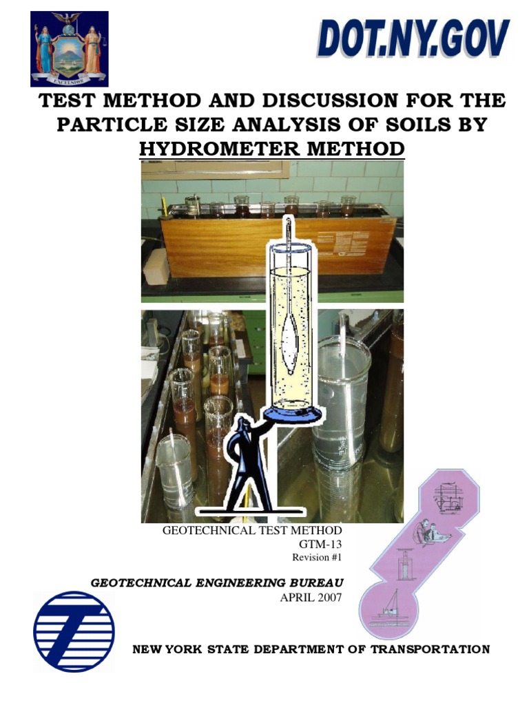 Test Method and Discussion For The Particle Size Analysis of Soils by