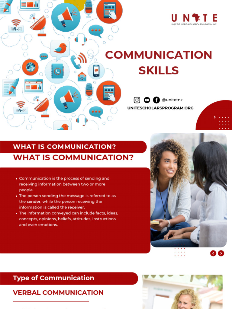 Unite Club Program - Communication Skills - 2025 | PDF | Communication ...