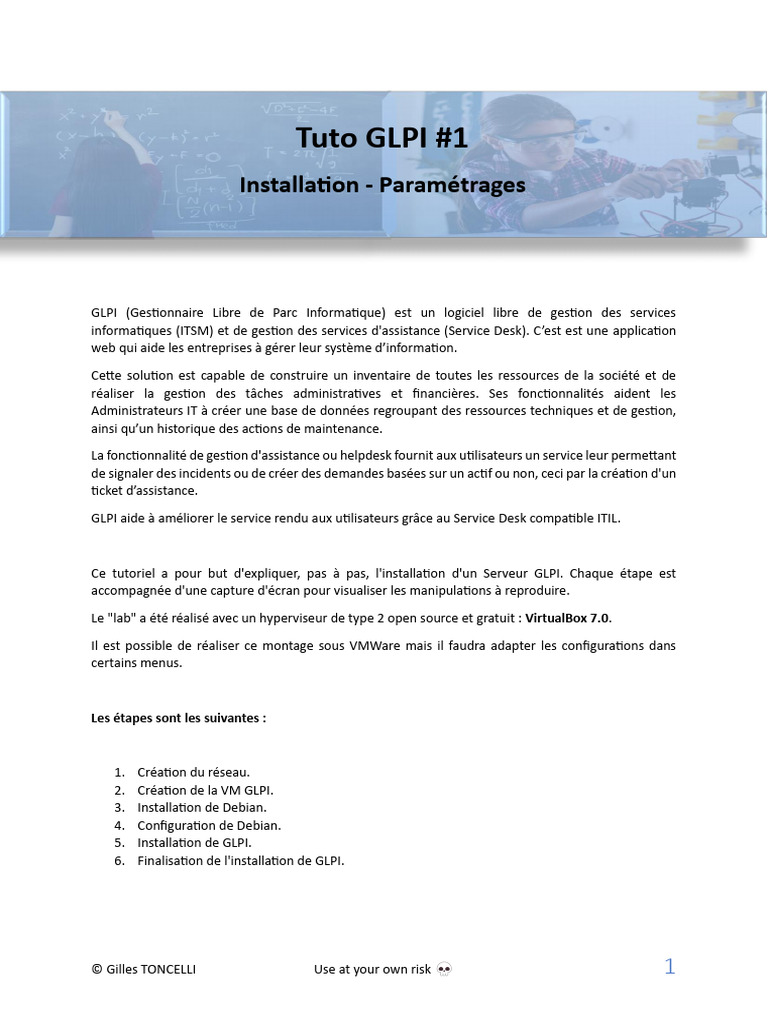 Tuto - Installation GLPI | PDF | Logiciel | Informatique