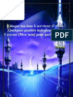 Eduque ton âme Ô serviteur d'Allah